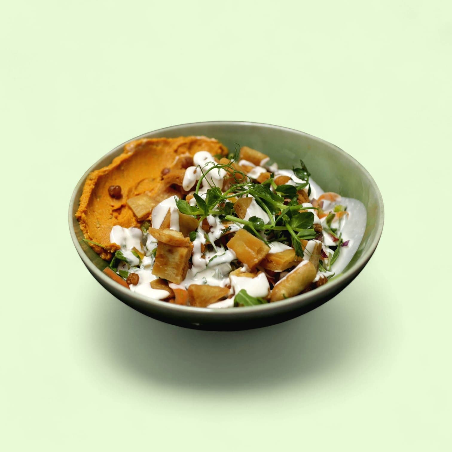 Chickpea & Hummus Salad