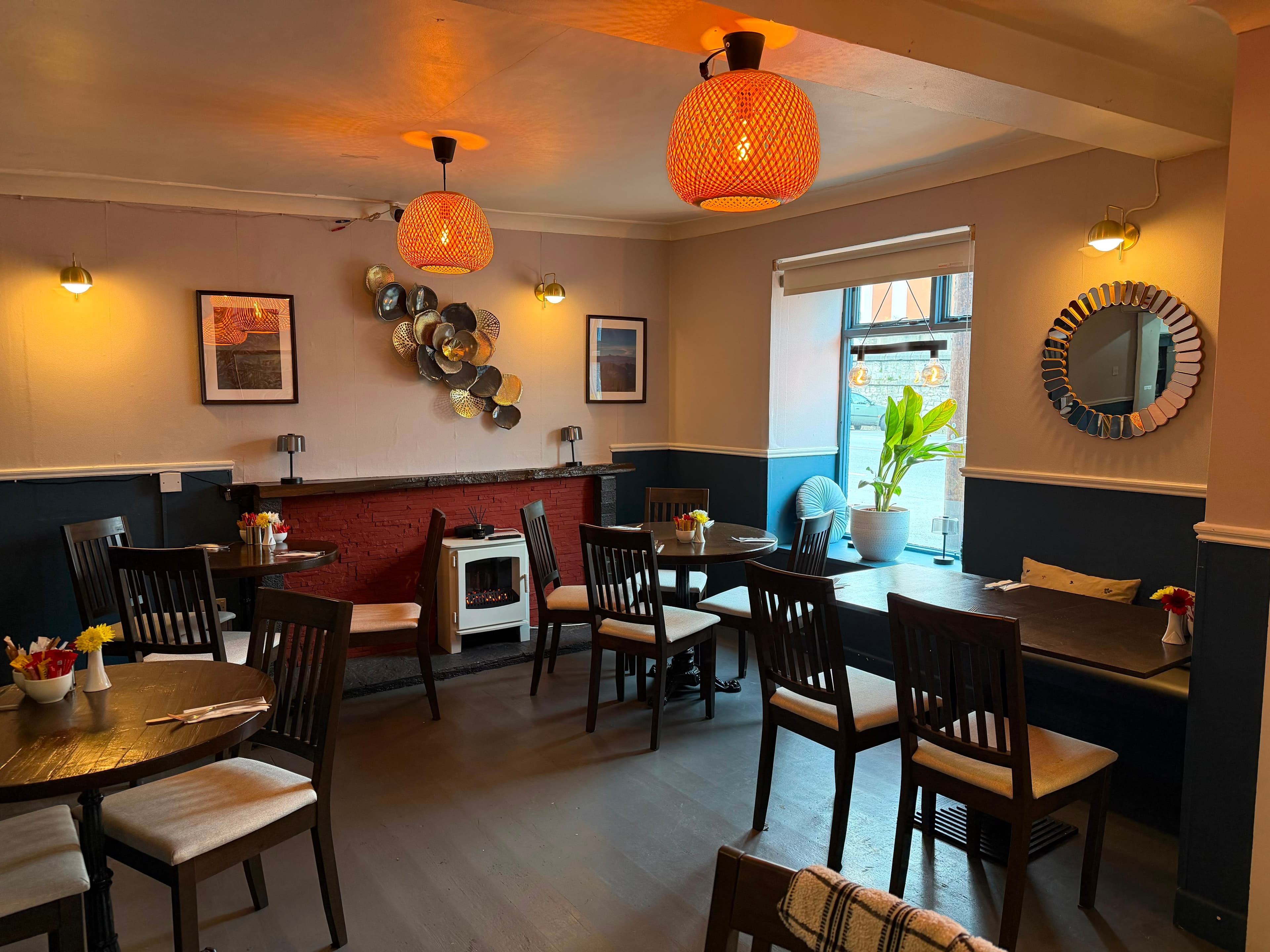 Inside Sam's Table restaurant